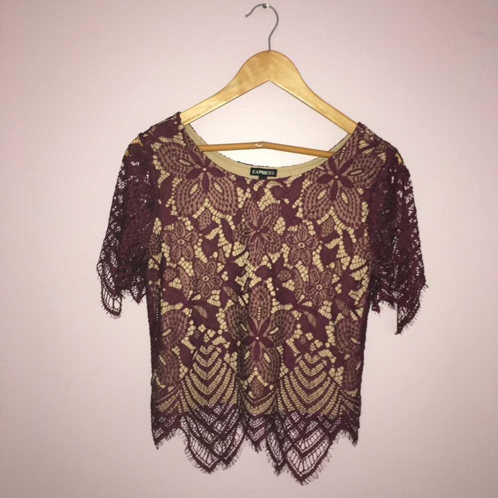 ⚡️FLASH SALE⚡️ Express lace shirt